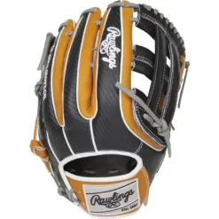 Rawlings Heart Of The Hide Hyper Shell 12.75" Baseball Glove - Black/Tan
