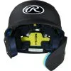 Rawlings MACH One-Tone Matte Helmet With Adjustable Face Guard - Junior