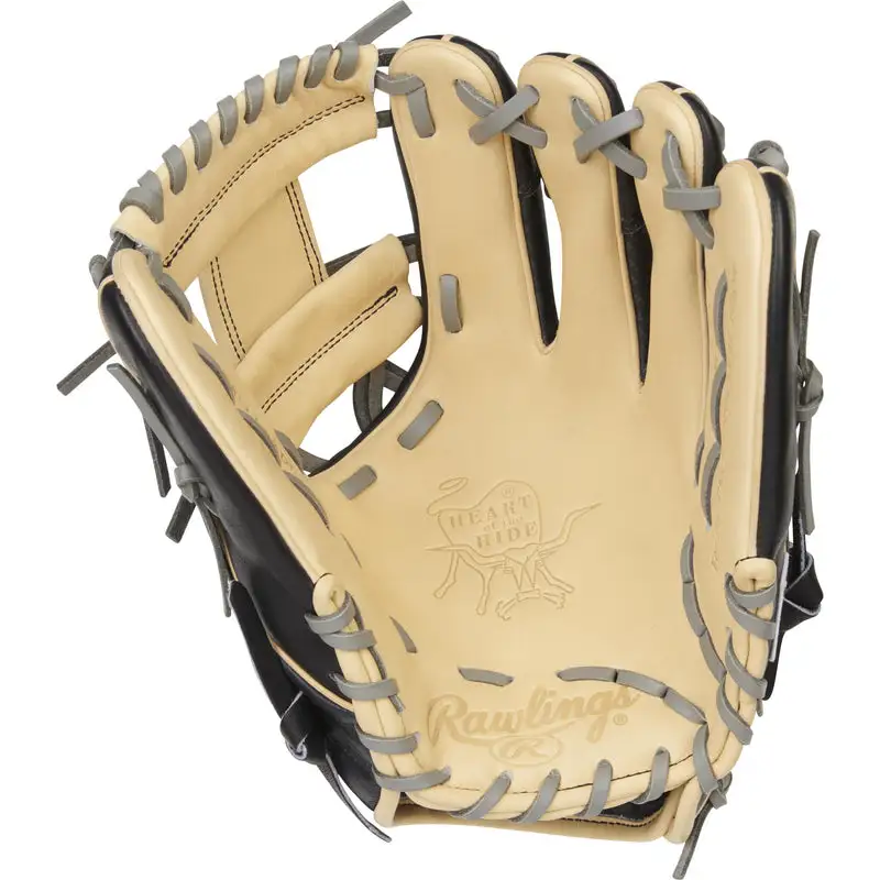 Rawlings Heart Of The Hide Hyper Shell 11.5" Baseball Glove - Black/Tan 4 Rawlings Heart Of The Hide Hyper Shell 11.5" Baseball Glove - Black/Tan - Image 2